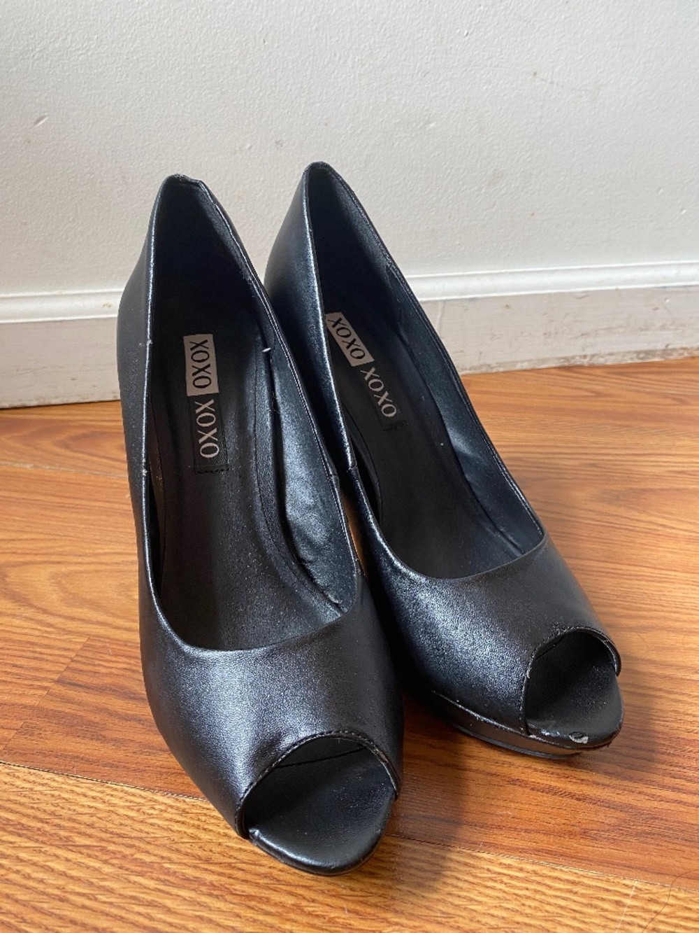 XOXO Bella platform pump-toe pumps